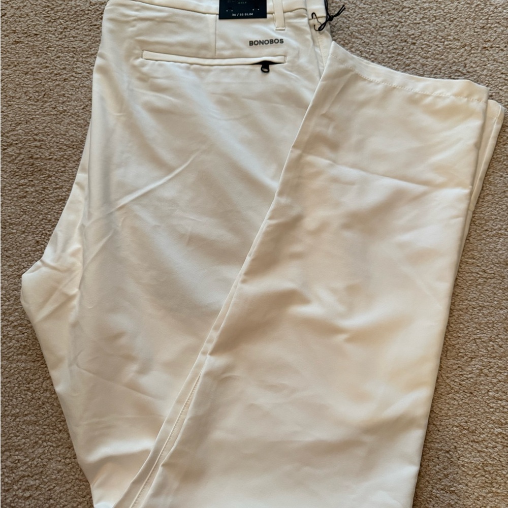 Bonobos Men's Light Cream Chinos
